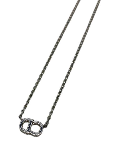 Christian Dior（クリスチャン ディオール）Christian Dior (クリスチャン ディオール) CDロゴネックレス シルバーの古着・服飾アイテム