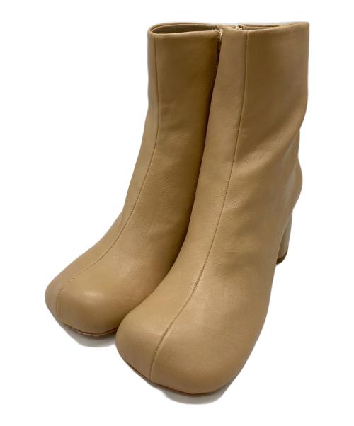 TODAYFUL（トゥデイフル）TODAYFUL (トゥデイフル) Square Short Boots ベージュ サイズ:37 未使用品の古着・服飾アイテム