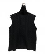 JUNYA WATANABE COMME des GARCONS(ジュンヤワタナベ コムデギャルソン）の古着「ノースリーブニット」｜ブラック