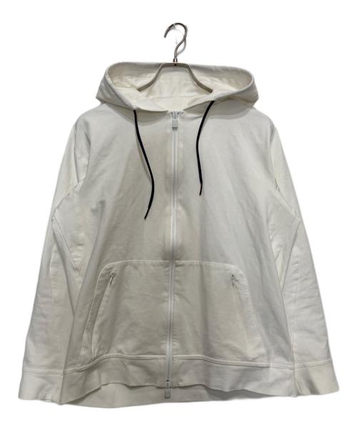 LARDINI（ラルディーニ）LARDINI (ラルディーニ) ダブルジップパーカー ホワイト サイズ:48の古着・服飾アイテム