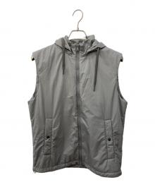 HERNO（ヘルノ）の古着「2way フーデッドベスト」｜グレー