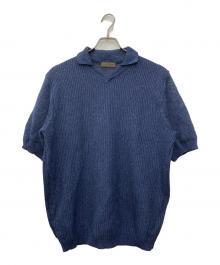 rinascente（リナシェンテ）の古着「スキッパーポロ」｜ネイビー