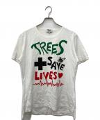 Vivienne Westwoodヴィヴィアンウエストウッド）の古着「“TREES SAVE LIVES” T-SHIRT」｜ホワイト