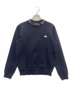 LACOSTEラコステ）の古着「クルーネックスウェット」｜ネイビー
