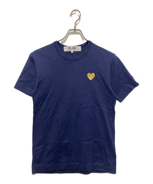 PLAY COMME des GARCONS（プレイコムデギャルソン）PLAY COMME des GARCONS (プレイコムデギャルソン) Printed Heart Tee ネイビー サイズ:Ⅿの古着・服飾アイテム