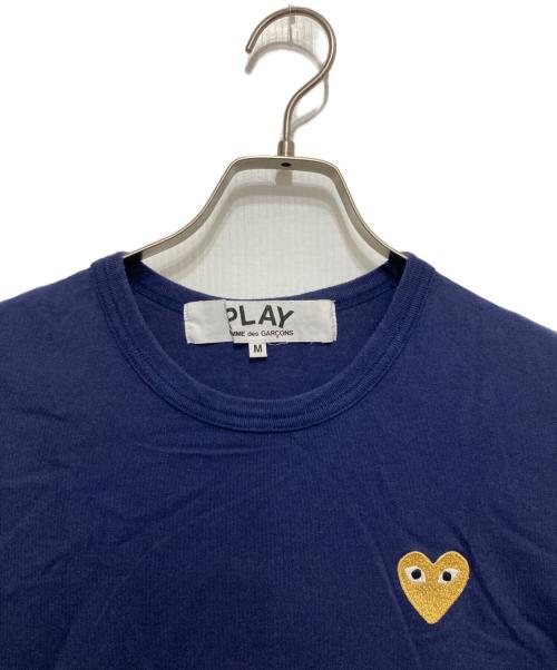PLAY COMME des GARCONS（プレイコムデギャルソン）PLAY COMME des GARCONS (プレイコムデギャルソン) Printed Heart Tee ネイビー サイズ:Ⅿの古着・服飾アイテム