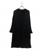 Nobleノーブル）の古着「クラッシュプリーツミニワンピース」｜ブラック