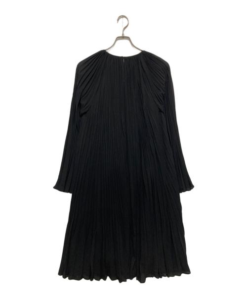 Noble（ノーブル）Noble (ノーブル) クラッシュプリーツミニワンピース ブラック サイズ:FREEの古着・服飾アイテム