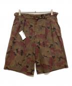 AURALEEオーラリー）の古着「WASHED FINX CAMO TWILL GABARDINE SHORTS」｜パープル