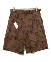 AURALEE（オーラリー）の古着「WASHED FINX CAMO TWILL GABARDINE SHORTS」｜パープル