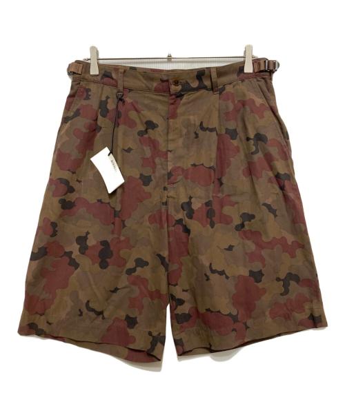 AURALEE（オーラリー）AURALEE (オーラリー) WASHED FINX CAMO TWILL GABARDINE SHORTS パープル サイズ:4の古着・服飾アイテム