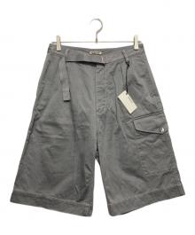 AURALEE（オーラリー）の古着「WASHED FINX LIGHT BIG CHINO SHORTS」｜グレー