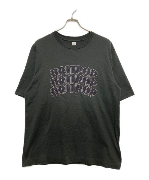 BLURHMS（ブラームス）BLURHMS (ブラームス) BRITPOP Print Tee STANDARD ブラック サイズ:3の古着・服飾アイテム