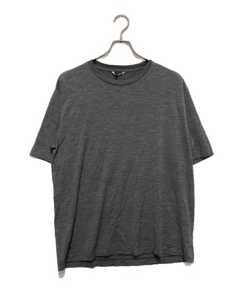 AURALEE（オーラリー）AURALEE (オーラリー) SUPER SOFT WOOL JERSEY TEE グレー サイズ:4の古着・服飾アイテム
