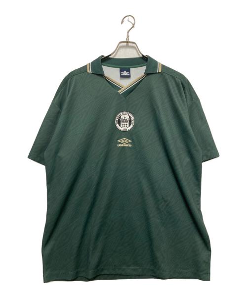 UMBRO（アンブロ）UMBRO (アンブロ) FREAK'S STORE (フリークスストア) 別注ゲームシャツ グリーン サイズ:XLの古着・服飾アイテム
