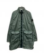 STONE ISLANDストーンアイランド）の古着「Lamy Flock Trench Coat」｜グリーン
