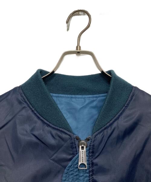 AVIREX（アヴィレックス）AVIREX (アヴィレックス) リフレクトステンシル MA-1 フライトジャケット ネイビー サイズ:2XLの古着・服飾アイテム