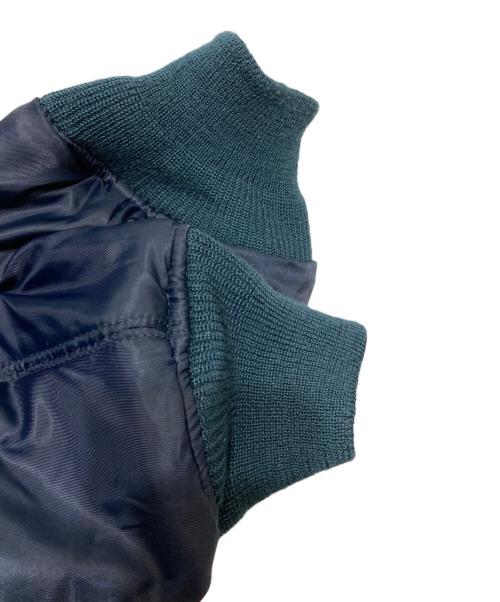 AVIREX（アヴィレックス）AVIREX (アヴィレックス) リフレクトステンシル MA-1 フライトジャケット ネイビー サイズ:2XLの古着・服飾アイテム