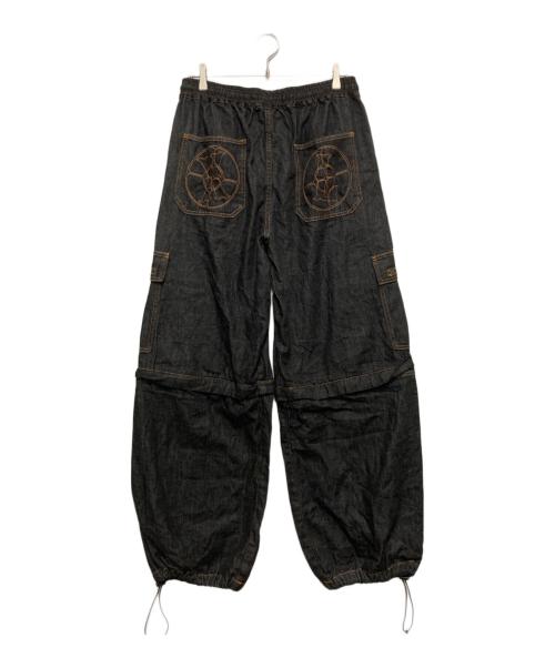 X-LARGE（エクストララージ）X-LARGE (エクストララージ) DETACHABLE DENIM PANTS ブラック サイズ:XLの古着・服飾アイテム