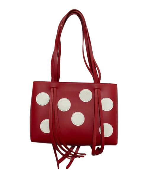 MANSUR GAVRIEL（マンサーガブリエル）mansur gavriel (マンサーガブリエル) レザートートバッグ レッドの古着・服飾アイテム