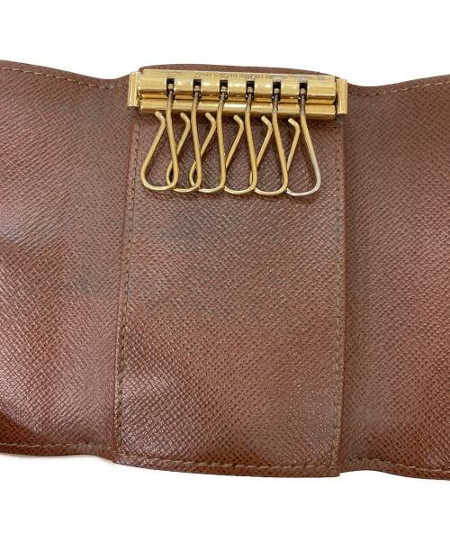 LOUIS VUITTON（ルイ ヴィトン）LOUIS VUITTON (ルイ ヴィトン) ミュルティクレ6 キーケース ブラウン サイズ:表記無しの古着・服飾アイテム