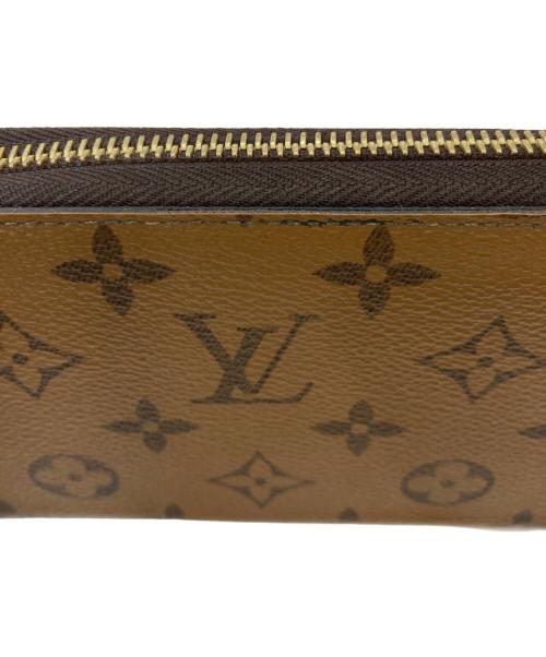 LOUIS VUITTON（ルイ ヴィトン）LOUIS VUITTON (ルイ ヴィトン) モノグラム・リバース ジッピー ウォレット ブラウン サイズ:表記無しの古着・服飾アイテム