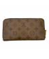 LOUIS VUITTON (ルイ ヴィトン) モノグラム・リバース ジッピー ウォレット ブラウン サイズ:表記無し：60000円