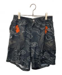 BUDS POOL×Gakkin（バッズプール×ガッキン）の古着「渦軍鶏 HAWAIIAN SHORTS」｜ブラック