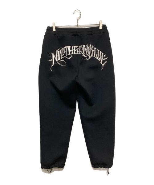 BUDS POOL（バッズプール）BUDS POOL (バッズプール) NORTHERN BLUE TRACK PANTS ブラック サイズ:Ⅿの古着・服飾アイテム