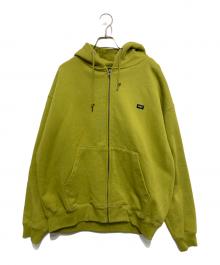 HUF（ハフ）の古着「ジップパーカー」｜オリーブ