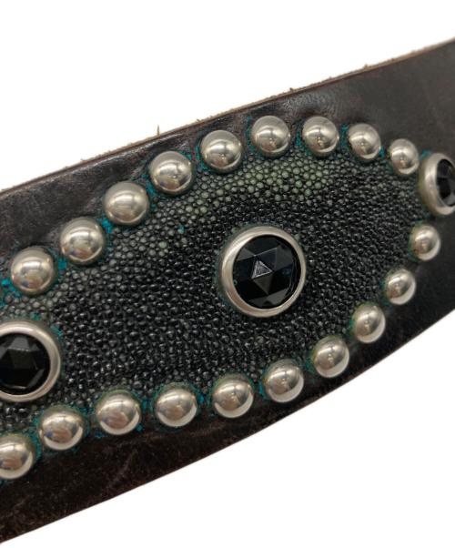 htc（エイチティーシー）HTC (エイチティーシー) Overlay Peanut Belt ブラック サイズ:32の古着・服飾アイテム