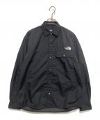 THE NORTH FACEザ ノース フェイス）の古着「L/S Nuptse SHIRT」｜ブラック