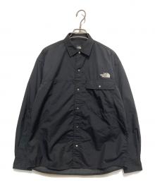 THE NORTH FACE（ザ ノース フェイス）の古着「L/S Nuptse SHIRT」｜ブラック