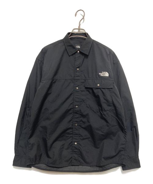 THE NORTH FACE（ザ ノース フェイス）THE NORTH FACE (ザ ノース フェイス) L/S Nuptse SHIRT ブラック サイズ:Sの古着・服飾アイテム