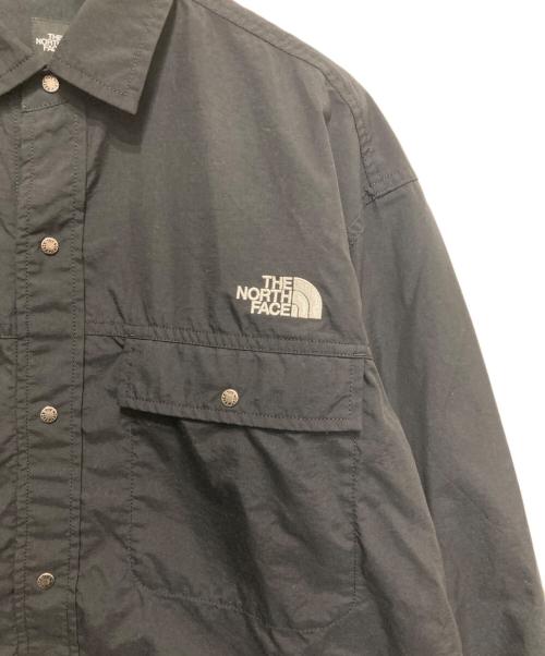 THE NORTH FACE（ザ ノース フェイス）THE NORTH FACE (ザ ノース フェイス) L/S Nuptse SHIRT ブラック サイズ:Sの古着・服飾アイテム