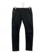 DIESELディーゼル）の古着「SLEENKERデニムパンツ」｜ブラック