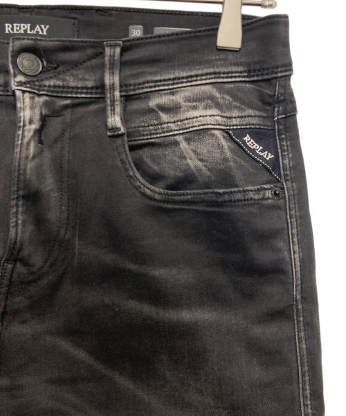 REPLAY（リプレイ）REPLAY (リプレイ) ANBASSデニムパンツ ブラック サイズ:W30の古着・服飾アイテム