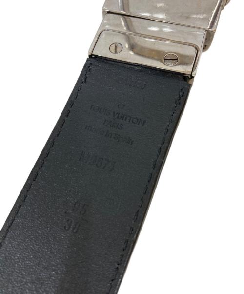 LOUIS VUITTON（ルイ ヴィトン）LOUIS VUITTON (ルイ ヴィトン) レザーベルト ブラックの古着・服飾アイテム