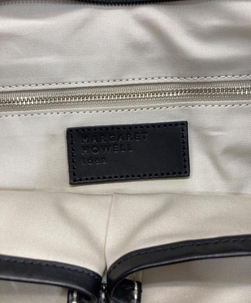 MARGARET HOWELL idea（マーガレット ハウエル アイディア）MARGARET HOWELL idea (マーガレット ハウエル アイディア) トートバッグ ブラックの古着・服飾アイテム