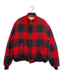 WOOLRICH（ウールリッチ）の古着「バッファローチェック柄ウール混ジャケット」｜レッド
