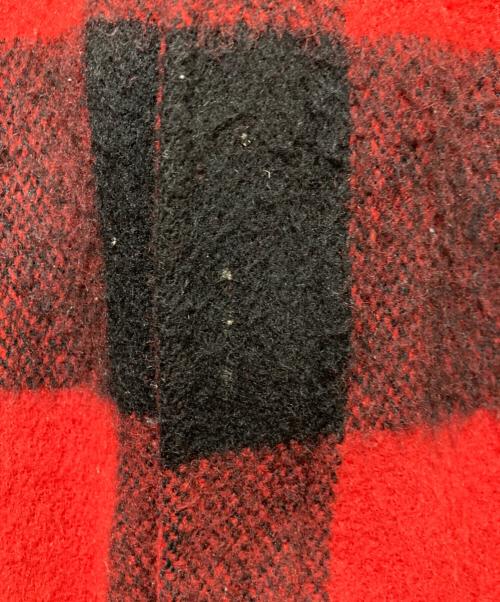 WOOLRICH（ウールリッチ）WOOLRICH (ウールリッチ) バッファローチェック柄ウール混ジャケット レッド サイズ:Lの古着・服飾アイテム