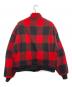 WOOLRICH (ウールリッチ) バッファローチェック柄ウール混ジャケット レッド サイズ:L：6000円