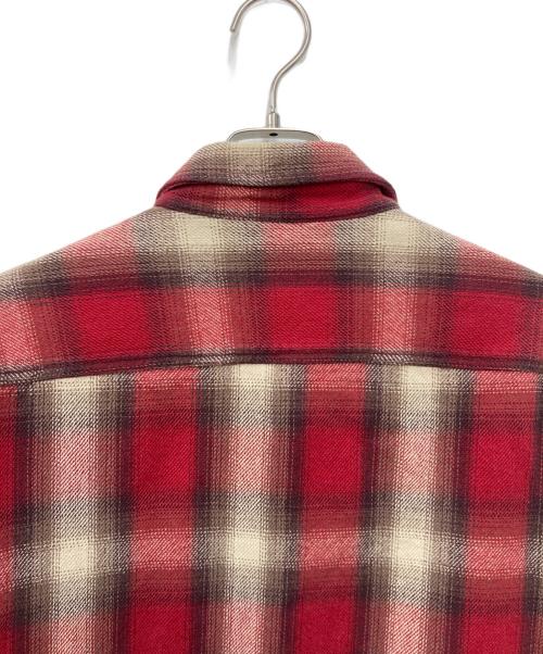 BIG MIKE（ビックマイク）BIG MIKE (ビックマイク) HEAVY FLANNEL SHIRTS レッド サイズ:XLの古着・服飾アイテム