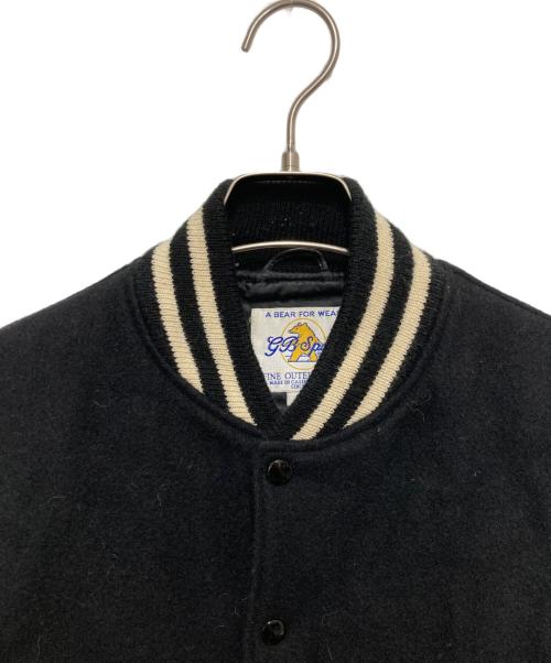GB sport（ゴールデンベアスポーツ）GB SPORT (ゴールデンベアスポーツ) スタジャン ブラック サイズ:Mの古着・服飾アイテム