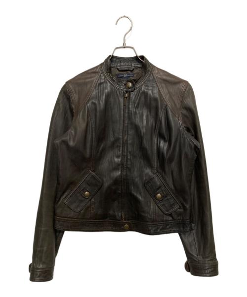 GAP（ギャップ）GAP (ギャップ) 00sラムレザージャケット ブラウン サイズ:Lの古着・服飾アイテム
