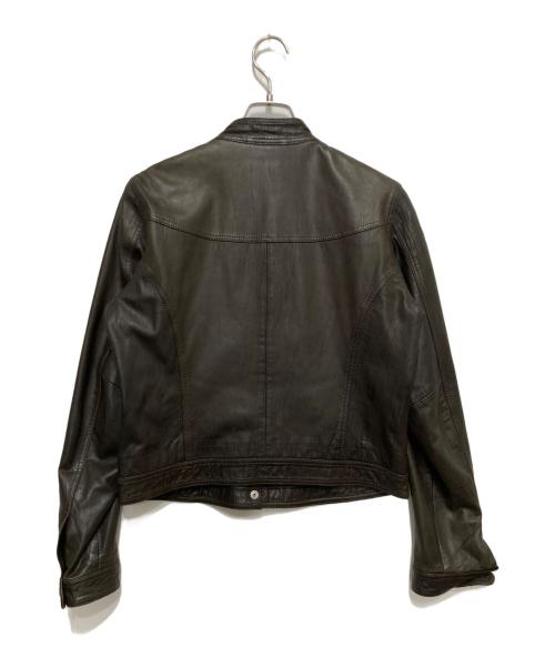 GAP（ギャップ）GAP (ギャップ) 00sラムレザージャケット ブラウン サイズ:Lの古着・服飾アイテム