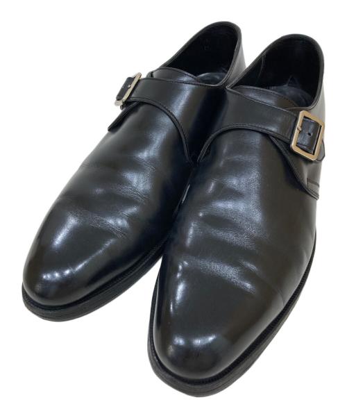 JOHNSTON&MURPHY（ジョンストン＆マーフィー）JOHNSTON&MURPHY (ジョンストン＆マーフィー) レザーシューズ ブラック サイズ:7の古着・服飾アイテム