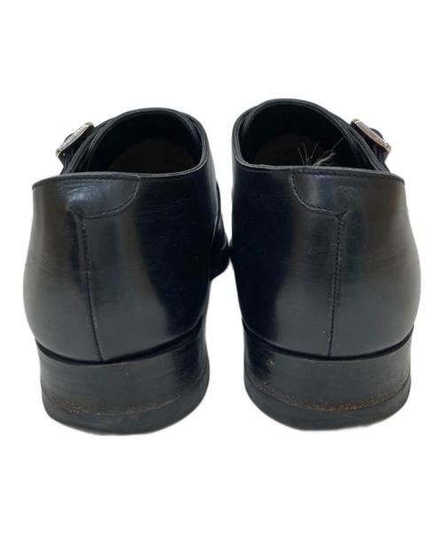 JOHNSTON&MURPHY（ジョンストン＆マーフィー）JOHNSTON&MURPHY (ジョンストン＆マーフィー) レザーシューズ ブラック サイズ:7の古着・服飾アイテム