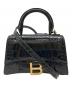 BALENCIAGA（バレンシアガ）の古着「Hourglass ハンドバッグ Xs」｜ブラック