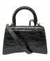 BALENCIAGA (バレンシアガ) Hourglass ハンドバッグ Xs ブラック：130000円